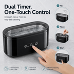 48kHz Ultrasonic Cleaner Machine for Eyeglasses, Jewelry, Watches & Small Essentials