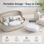 Portable Ultrasonic Retainer Cleaner for Dentures, Mouth Guards & Jewelry