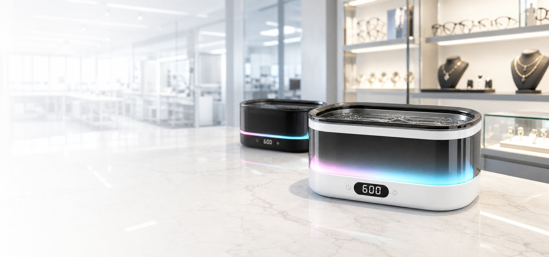 Desktop ultrasonic cleaner